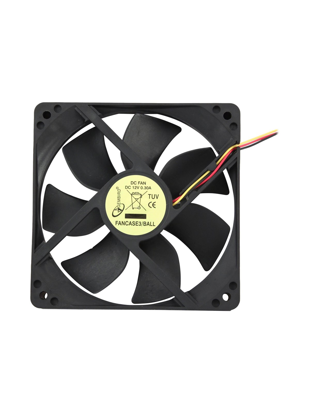 Gembird FANCASE3/Ball - case fan - Gehäuselüfter - 120mm