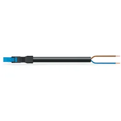 Wago 891-8382/266-301 konfektionierte Anschlussleitung,Cca,Stecker/offenes Ende,blau 8918382266301