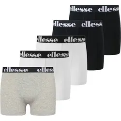 ELLESSE ellesse Jungen Boxershorts, 5er Pack - EMARIO, Fashion Trunk, einfarbig, Größe 140/146 in Schwarz Schwarz