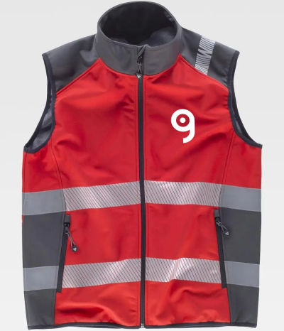Gilet Workshell Termico Riflettente Uomo Personalizzate o neutre Workteam