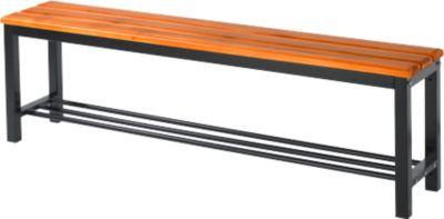 Sitzbank mit Schuhrost, 1500 mm breit