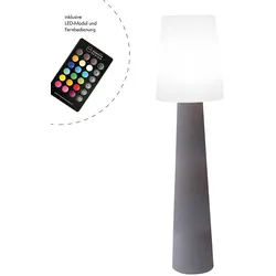 8 seasons design LED-Stehleuchte No. 1, 160 cm, stone (RGB)