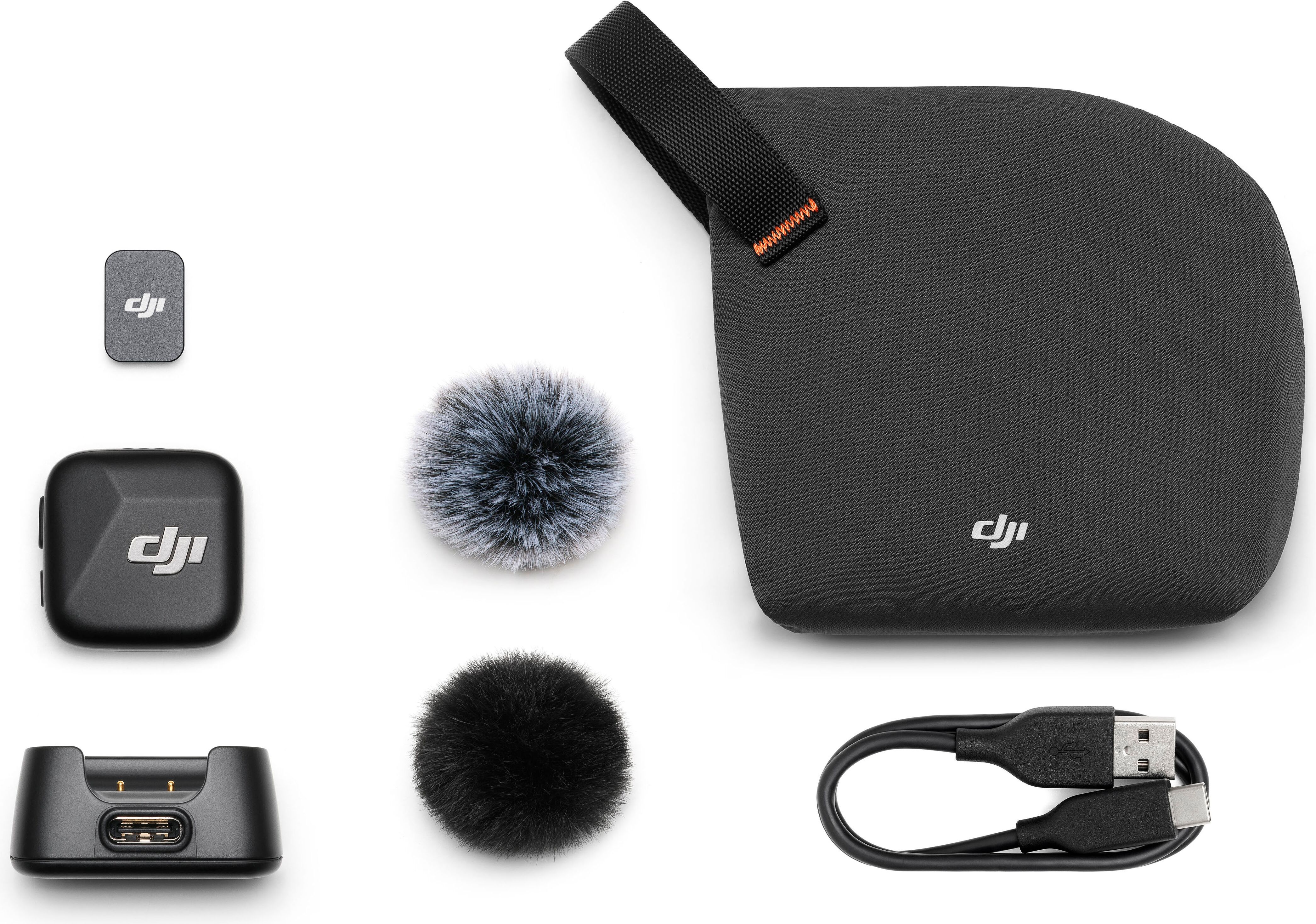 DJI Audio-Adapter "Mic Mini Sender", schwarz (schattenschwarz), Adapter, Audio-Adapter