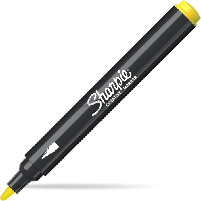Sharpie Kreativmarker Rundspitze Acryl gelb