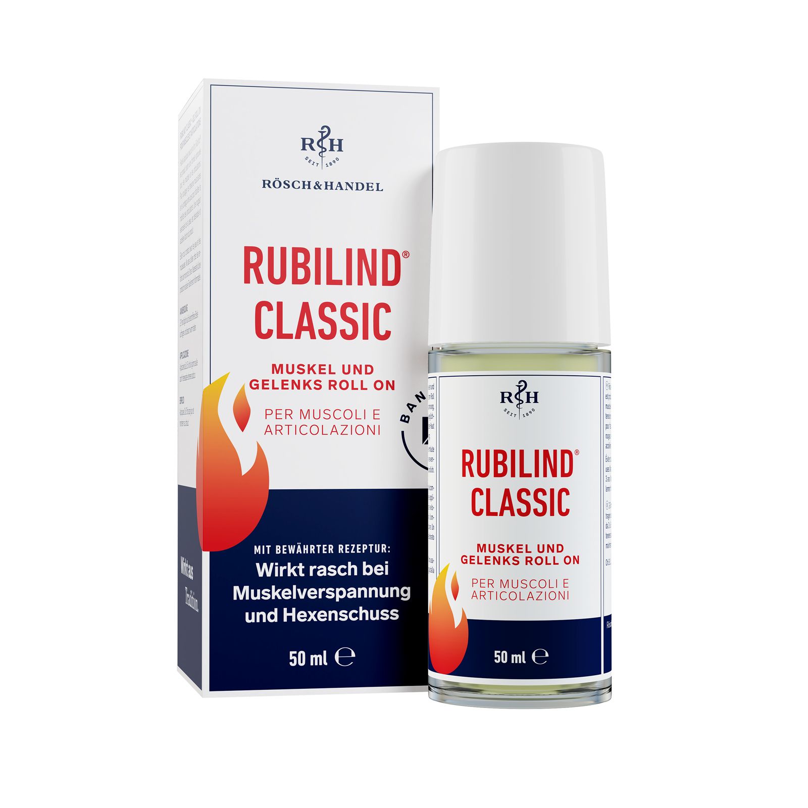 Rubilind Classic Muskel und Gelenks Roll-on 50 ml Roller