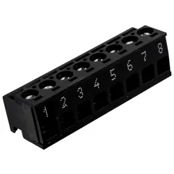 Wolf Steckklemme Schrauba. 2746399 für RM5 8-polig sw