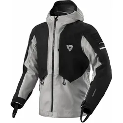 Revit Tectonic H2O, Textiljacke wasserdicht - Hellgrau/Schwarz - 4XL