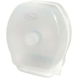 HYGSOFT Toilettenpapier-Spender absperrbar für Jumborollen bis 28 cm O weiß