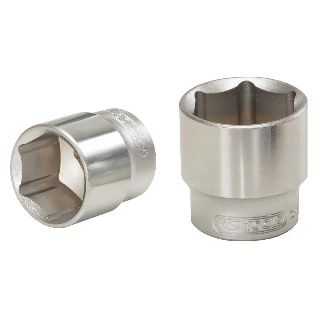 KS Tools Werkzeuge-Maschinen GmbH 3/8" Sechskant-Stecknuss, 11/16", auf Hänger (11/16") (917.3879-E)