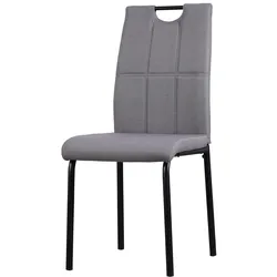 HTI-Living, Stühle, Stuhl Denton Hellgrau (1x)