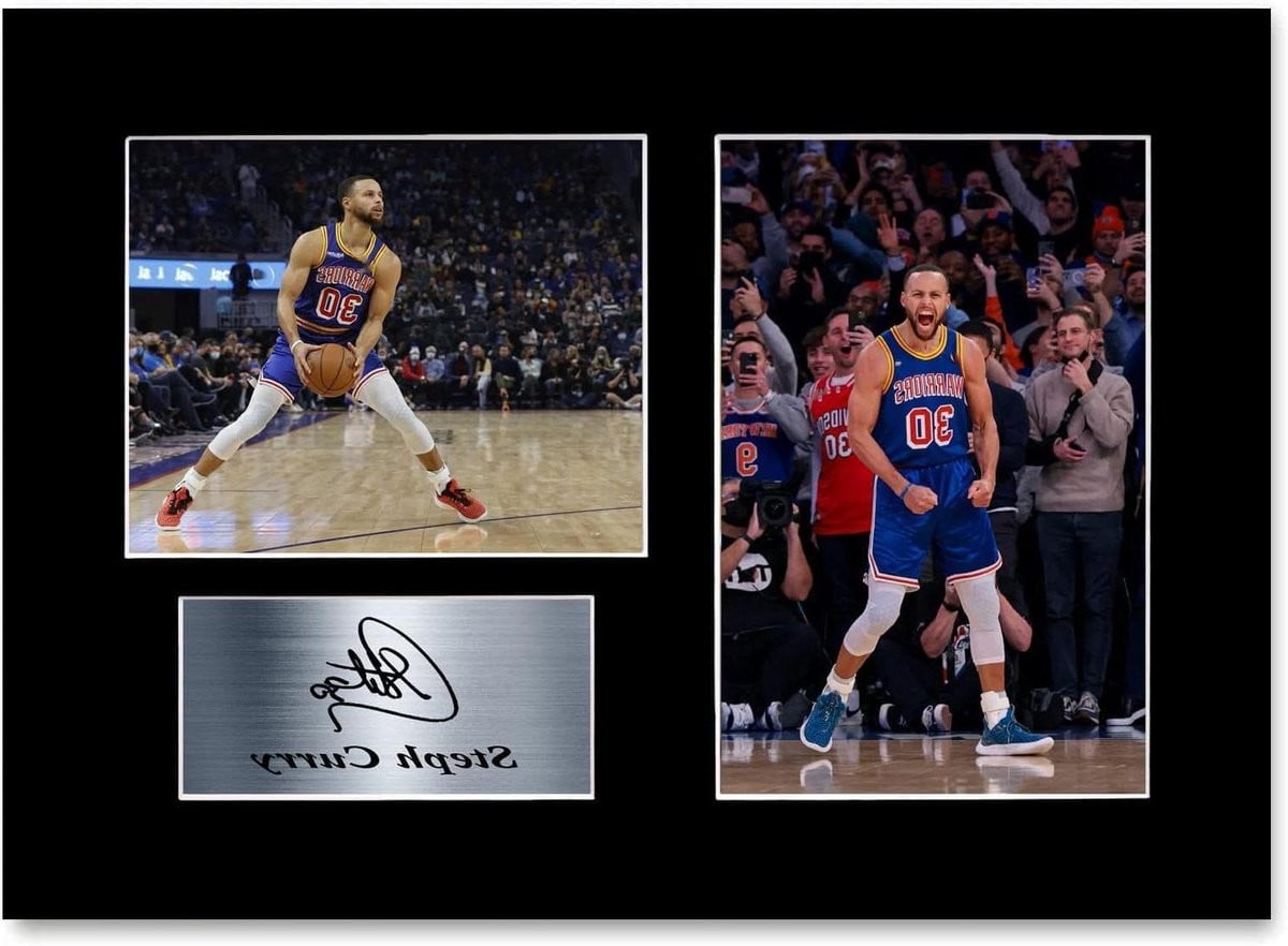 Basketbal Foto Display Muurdecoratie - Zwart - A4 formaat