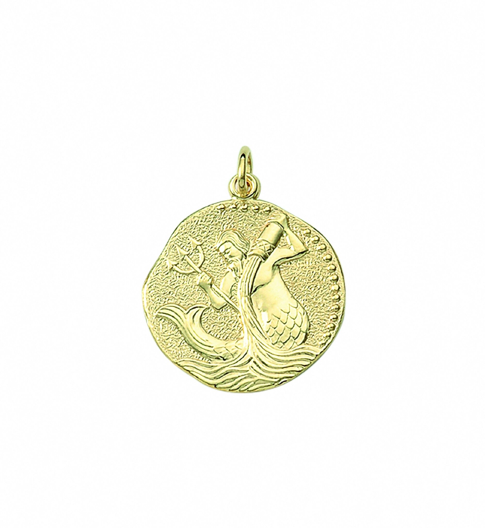 Sternzeichenanhänger ADELIA´S "Sternzeichen Anhänger Wassermann 333 Gold ( 8K )", gold, Schmuckanhänger, Damen, Wassermann, Gold, Goldanhänger Wassermann
