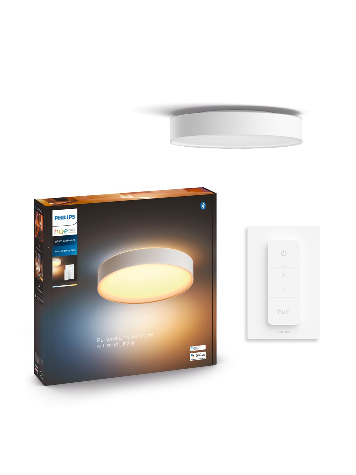 Philips Hue Enrave, große Deckenleuchte (Weiß)