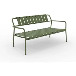 Verdea 2-Sitzer Gartenbank aus Aluminium mintgrün
