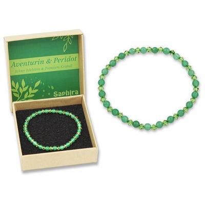 Aventurin Saphira Edelsteinarmband
