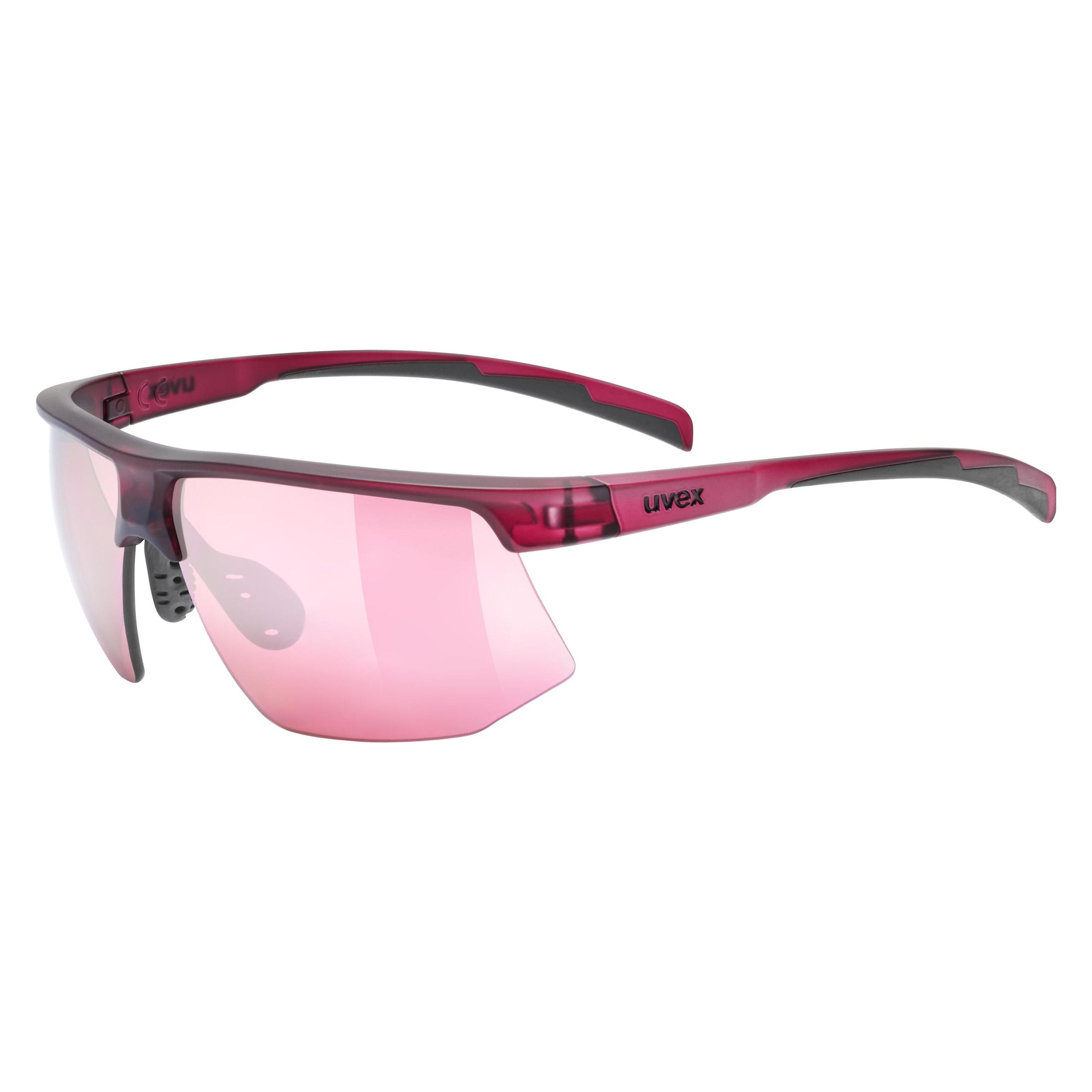 Uvex aerios (Cranberry Matt, Mirror Rose) (534010)