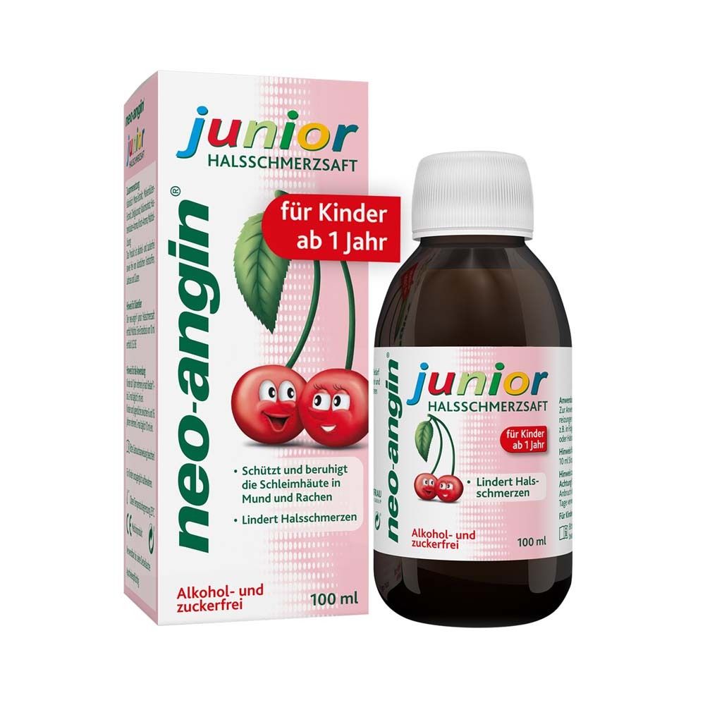 Neo-Angin junior Halsschmerzsaft 100 ml Saft