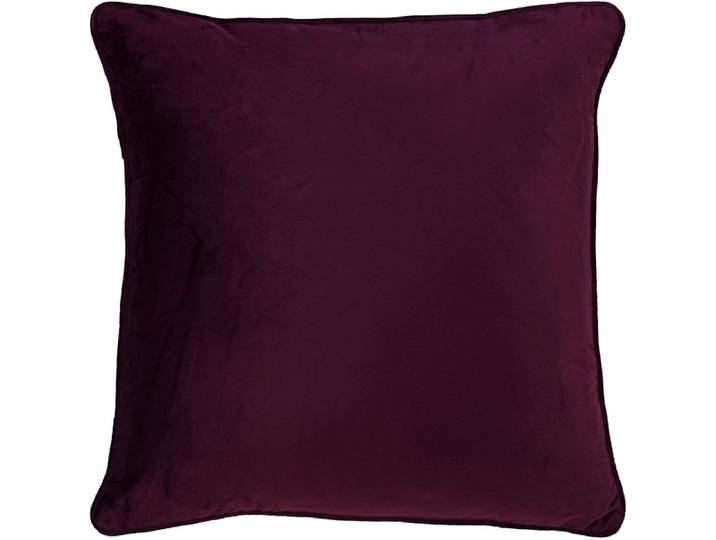 Kissenbezug VELVET 50x50cm pflaumenblau unifarben