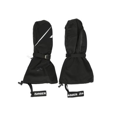 Fäustlinge ZANIER "70 North", Damen, Gr. 8, schwarz, 100% Polyester, Handschuhe Fäustlinge, mit weit geschnittenem Schaft