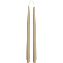 Fukai Kerzen 34 cm, Camel, 2 St.