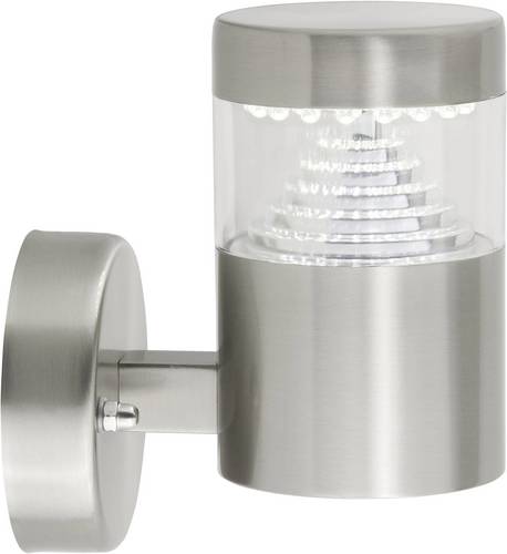 Brilliant Avon G43481/82 LED-Außenwandleuchte LED LED fest eingebaut 6W Edelstahl