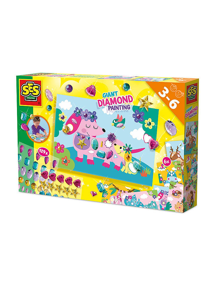 SES Bastelset "Mega Diamond Painting" - ab 3 Jahren - onesize