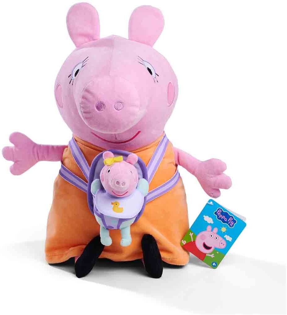 Simba Peluche Mama Pig con bebé Evie 33 cm Peppa Pig .