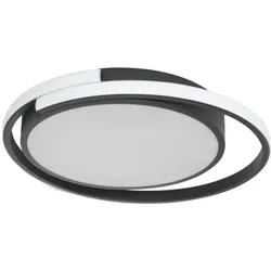 Nova Luce 9081206 Odrey LED Deckenleuchte Schwarz