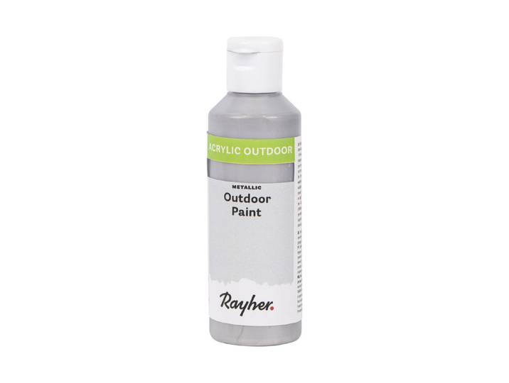 Outdoor Paint Acrylfarbe Metallic, Flasche 80ml
