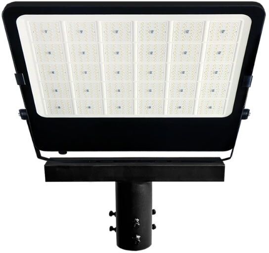 LED line Support de Projecteur T pour Mât d'Éclairage Noir