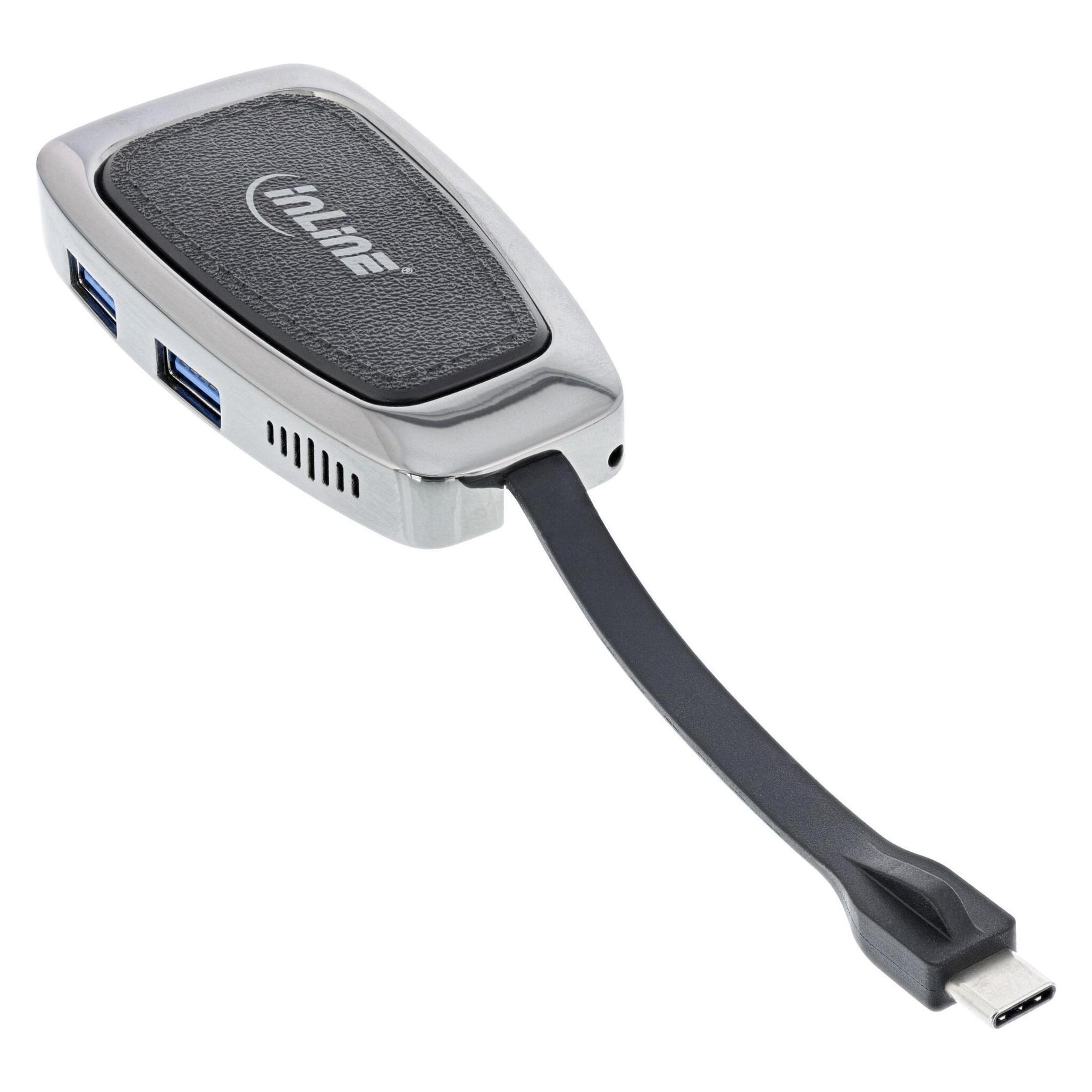 InLine Multifunktions-Hub USB 3.2 Gen.2 (USB-C, 4 Ports) (33272A)