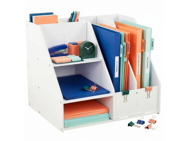 Relaxdays Schreibtisch Organizer DIN A4