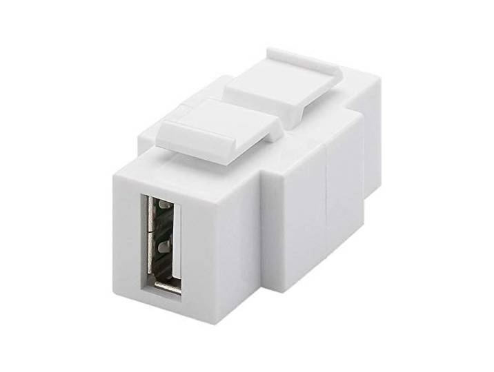 Goobay 79930 keystone module USB, aan beide zijden inbouwbaar, USB 2.0-aansluiting (type A)