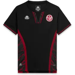 Kappa, Herren, Fussballtrikot, Drittes Trikot Tunesien Coupe du Monde 2026 (XL), Rot, Schwarz