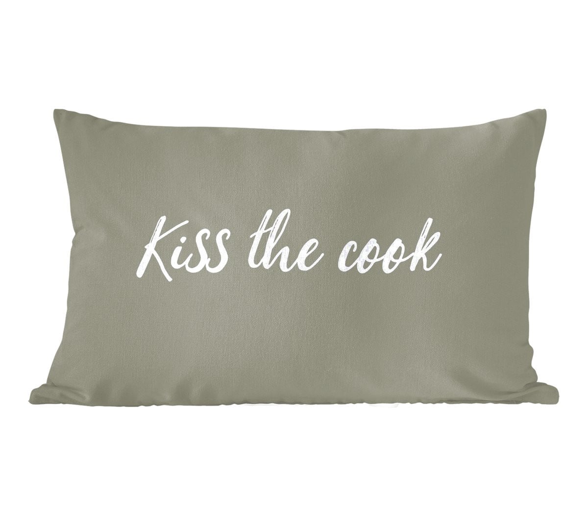 PillowMonkey Sierkussen Kiss the cook - 50 x 30 cm