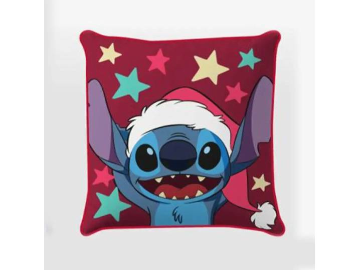 Stitch sierkussen Kerst 40x40cm