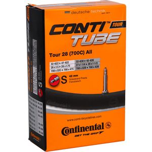 Continental Fahrradschlauch Tour All, 28 Zoll, 42mm SV-Ventil, für Citybike, Reifenbreite 32-47mm