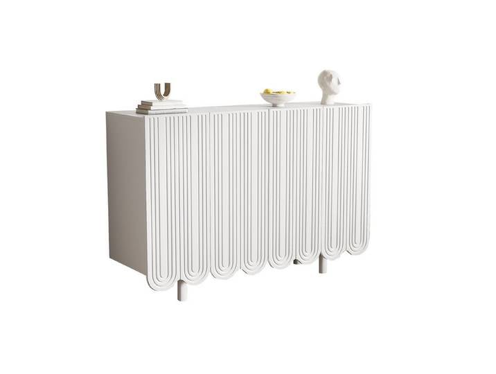 Merax Sideboard, mit 4 Türen,Kommode,Wohnzimmerschrank,Buffet,B:120cm