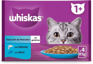 Whiskas Seleção Peixe em Geleia 13 unid x 4 unid
