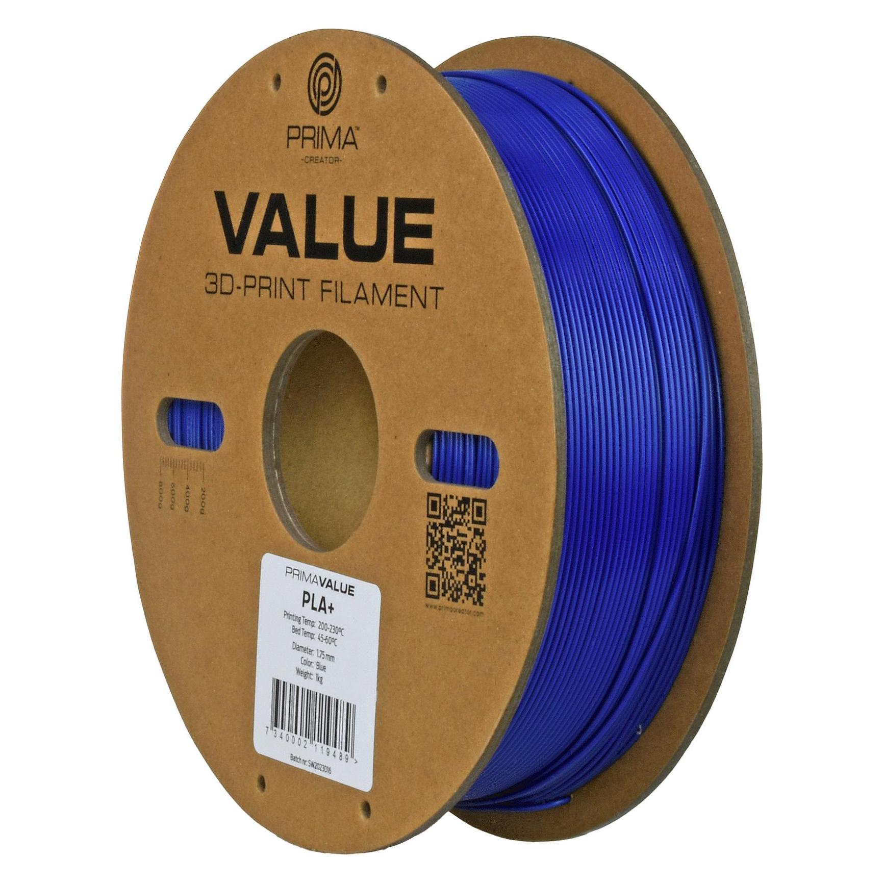 Prima Creator PrimaValue PLA+ (PLA, 1000 g, 2.85 mm) (PV24-PLA-285-1000-BU)