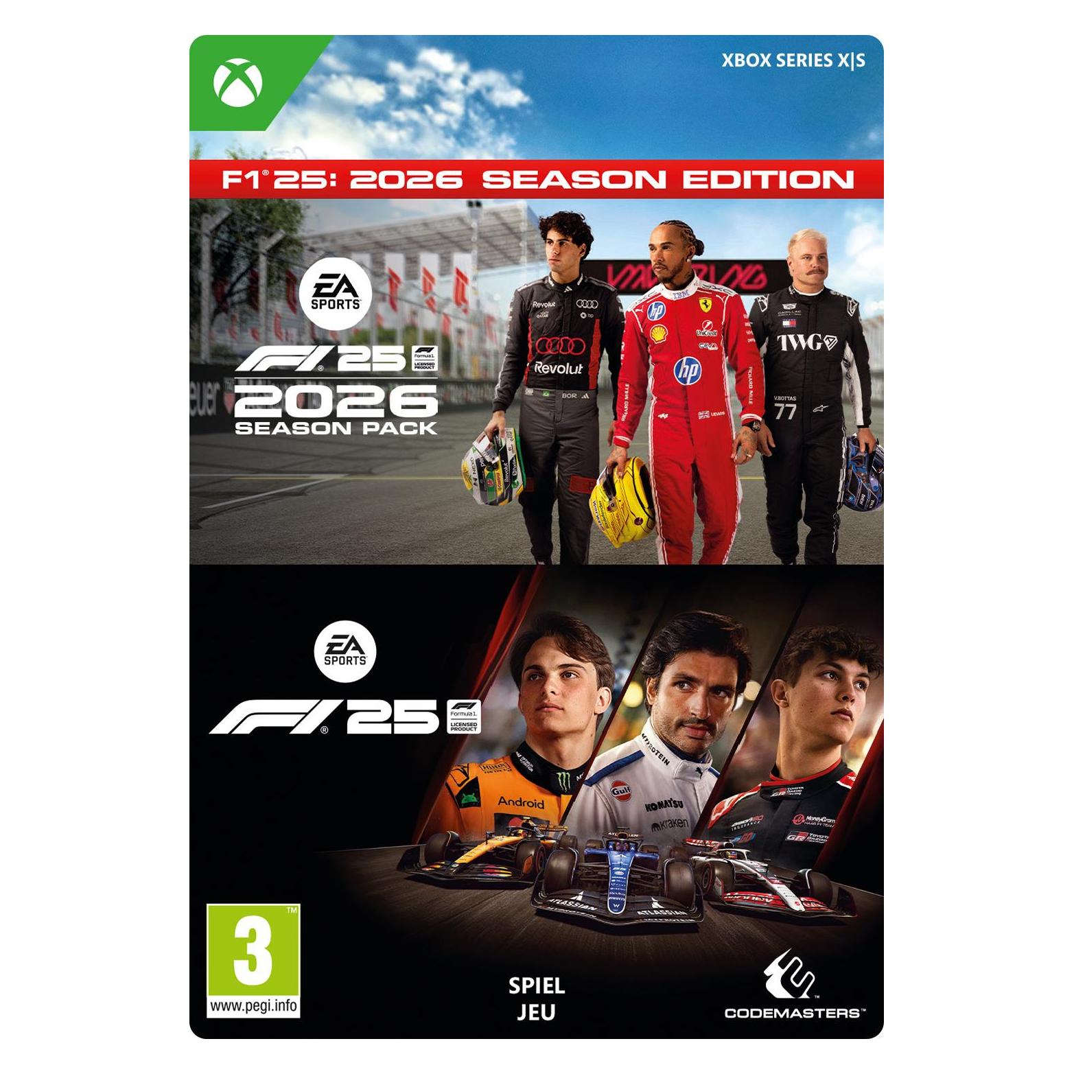 Microsoft Xbox F1 25 - 2026 SEASON EDITION Download Code (EP2-68126)