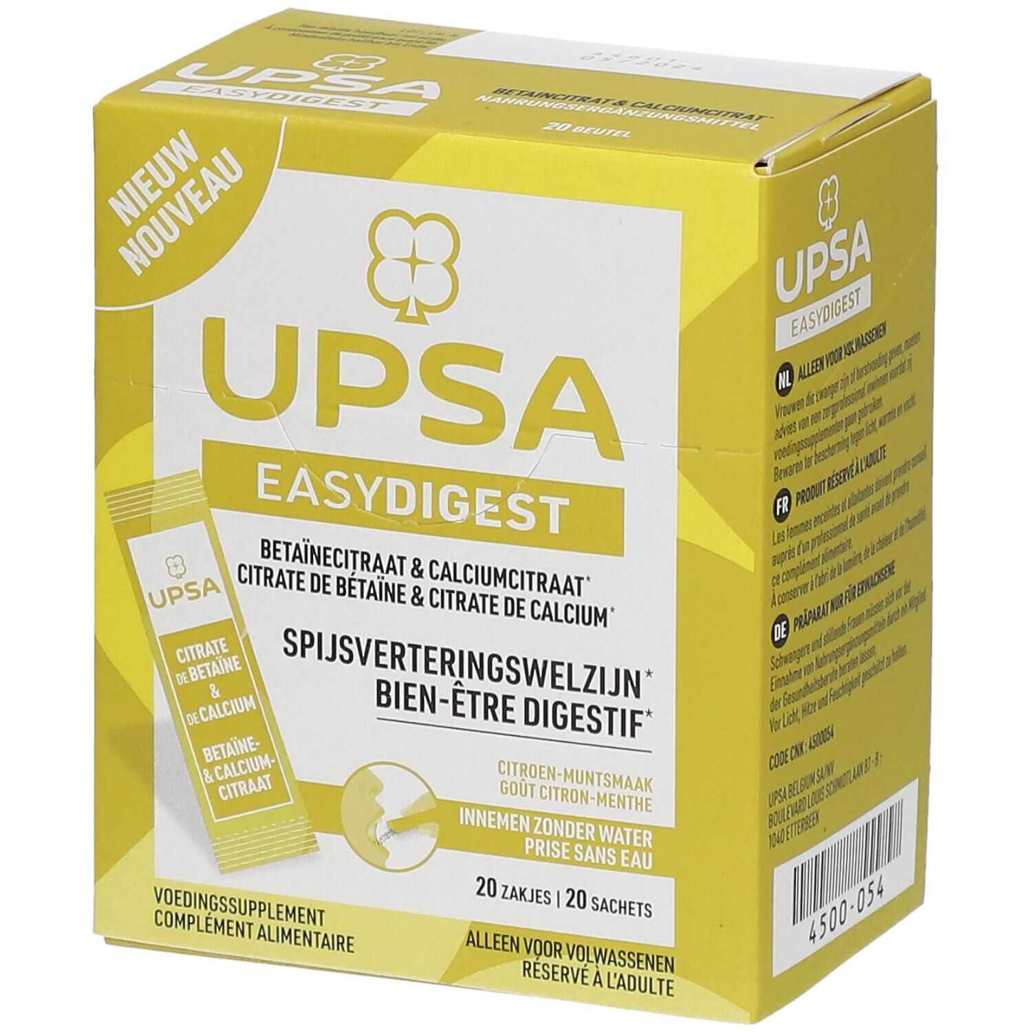 Upsa EasyDigest Citroen - Munstsmaak 20 St Beutel