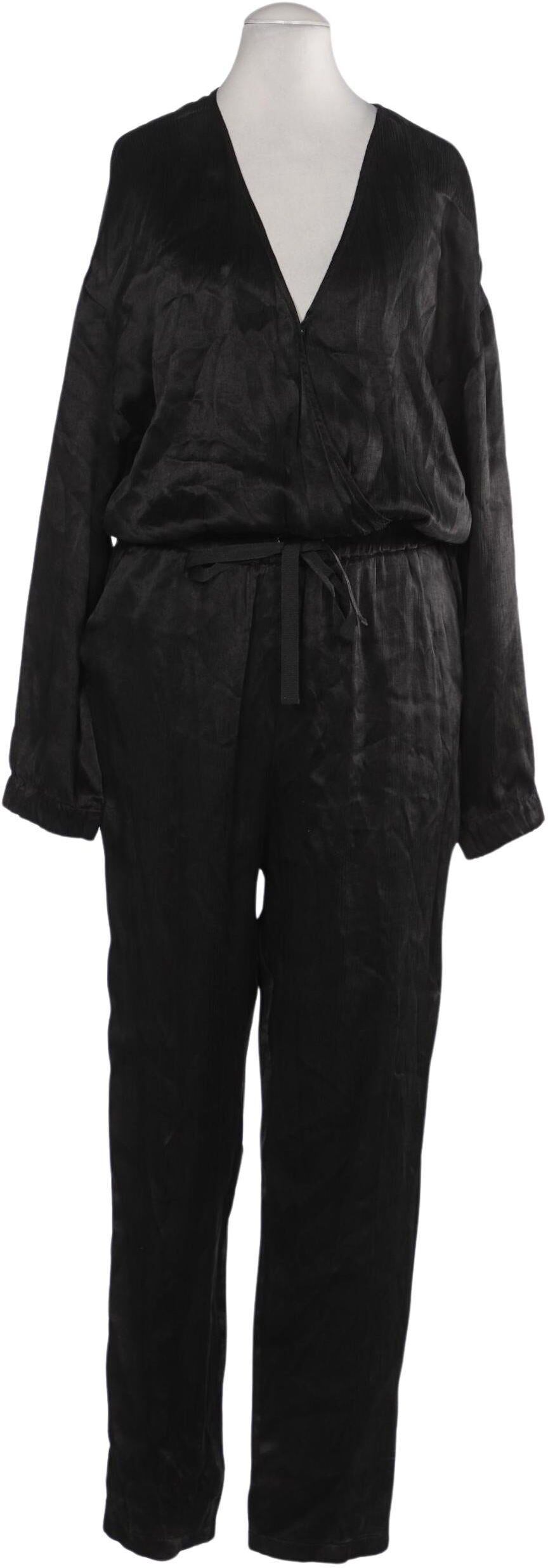 Sisley Damen Overall oder Jumpsuit, Schwarz, Gr. EU 36 (IT 42), Viskose - Second Hand