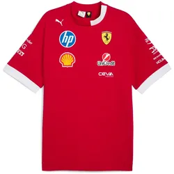 PUMA Scuderia Ferrari Drivers T-Shirt Herren 01 - dark cherry XXL