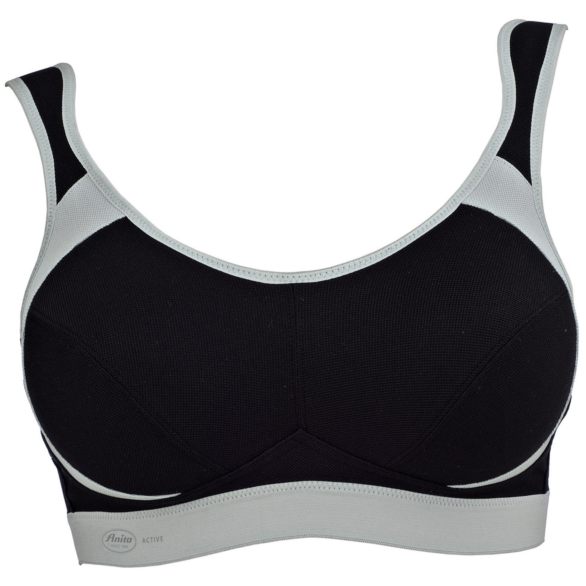 Anita Extreme Control Sport BH Damen Sport-BHs schwarz Größe 80D Hautfreundlich