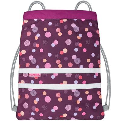 Turnbeutel MCNEILL "Sportschuhbeutel Ruby", Kinder, Gr. B/H/T: 31cm x 41cm, rot (ruby), Polyester, Taschen, Made in Europe