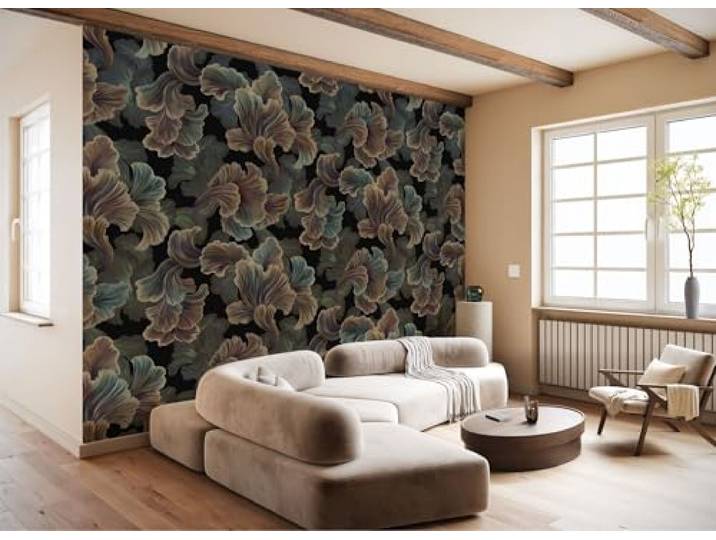 Digitaldruck Vlies Fototapete - Night Blossoms - Größe 200 x 250 cm