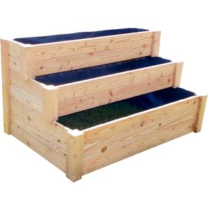 Westmann Hochbeet Anna, aus Lärchenholz, 120 x 76 x 64 cm, natur