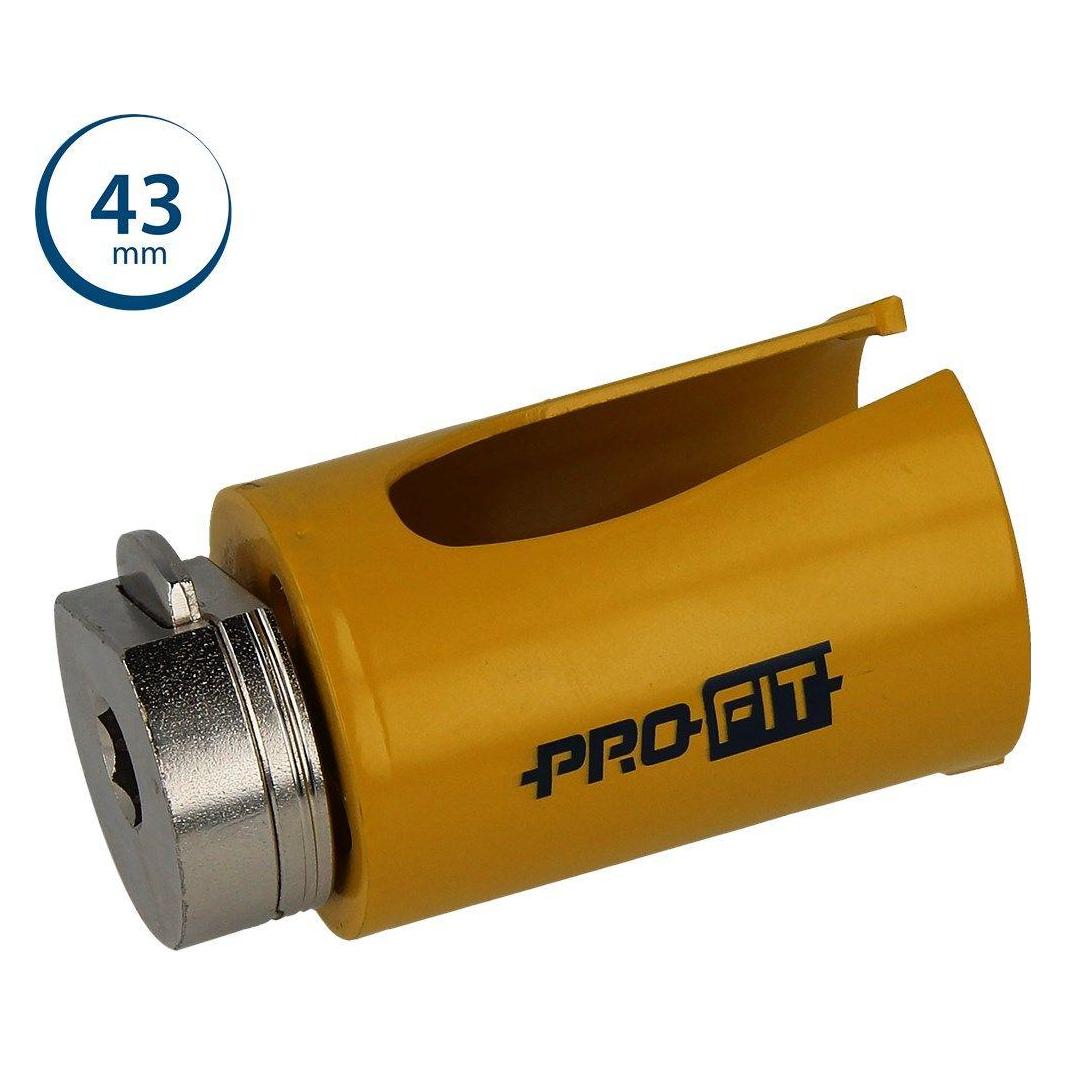 Areco ProFit Multi Purpose HM hulsav med adapter, 43 mm (43 mm) (PROFIT HM 43MM)