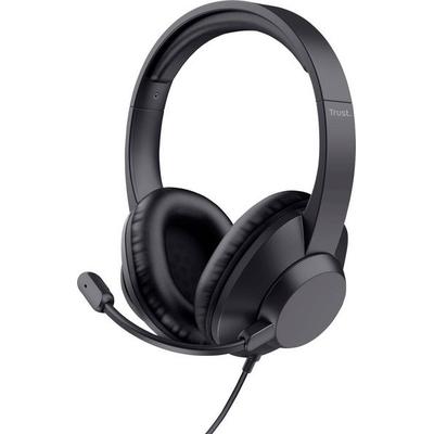 Trust Over Ear Kopfhörer kabelgebunden Schwarz -